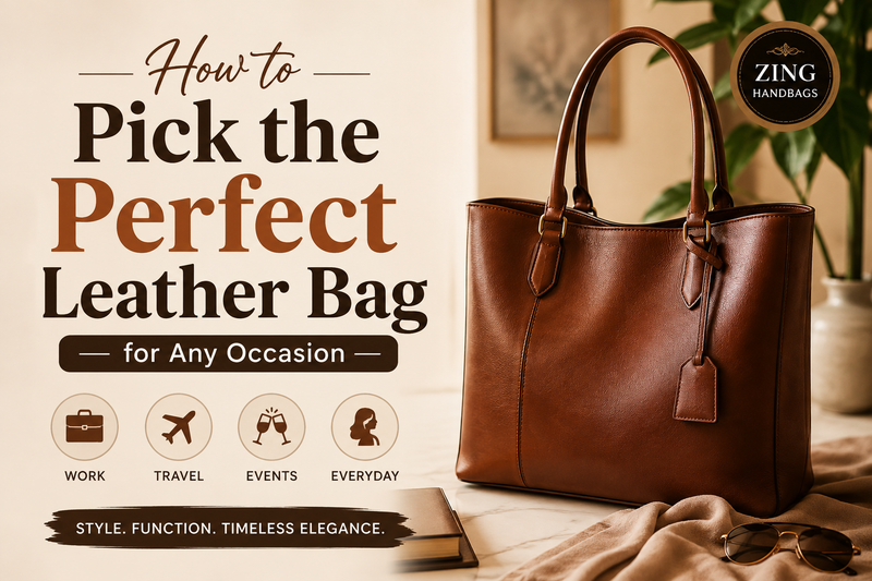 How to Pick the Perfect Leather Bag for Any Occasion