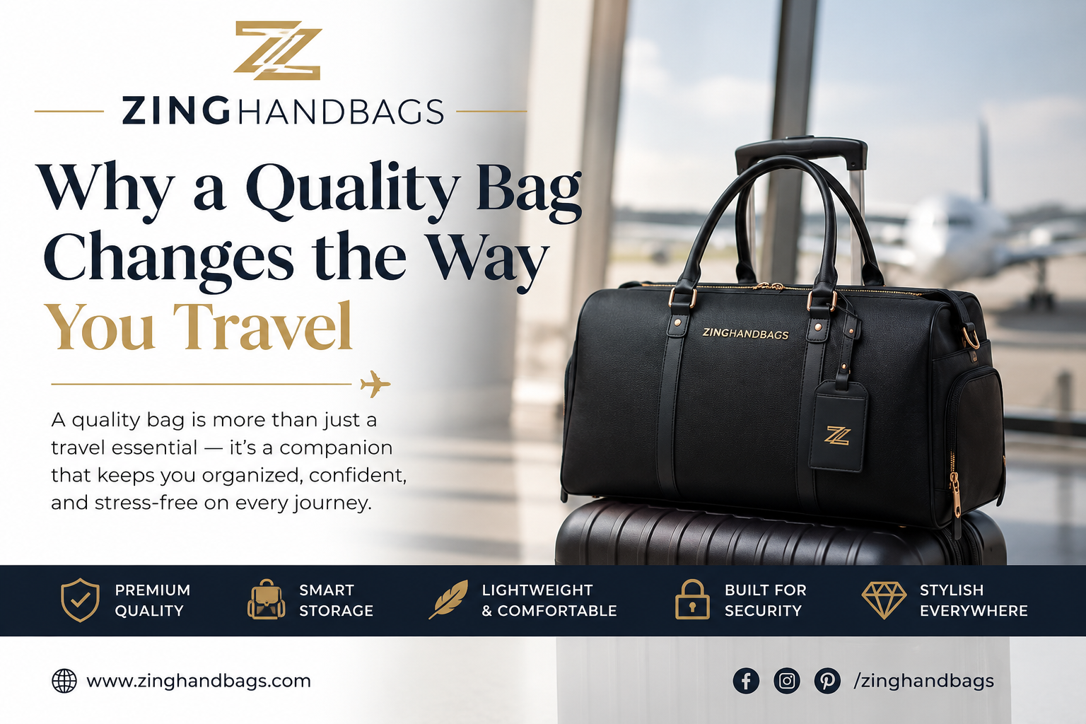 Why a Quality Bag Changes the Way You Travel | Zing Hand Bags