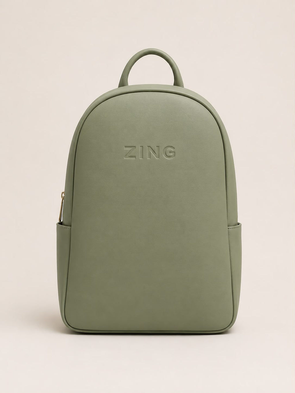 Zinghandbags Elara Obsidian Backpack Green Color