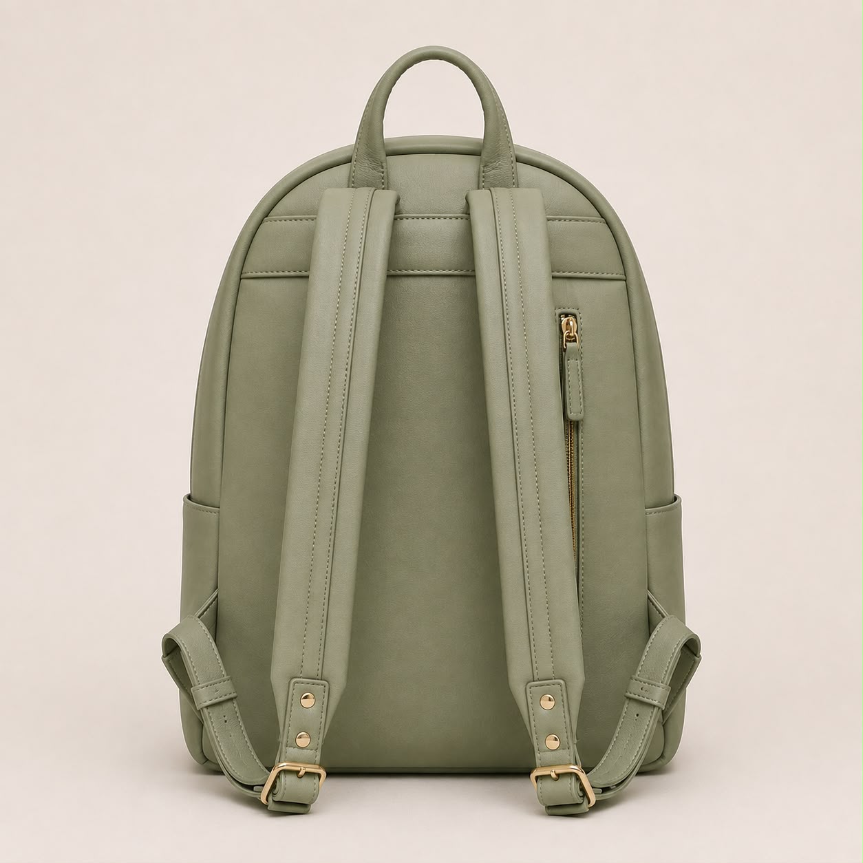 Zinghandbags Elara Obsidian Backpack Green Color