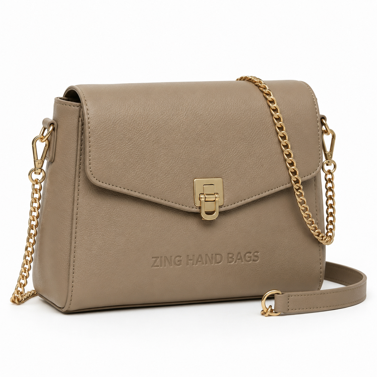 Zing Hand Bags Signature Chain Crossbody Bag