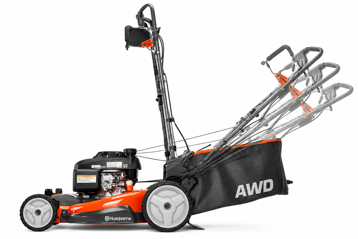 Husqvarna HU800AWDX/BBC 22 in. 190cc Honda-Powered Self-Propelled AWD Gas Lawn Mower with Blade Brake Clutch