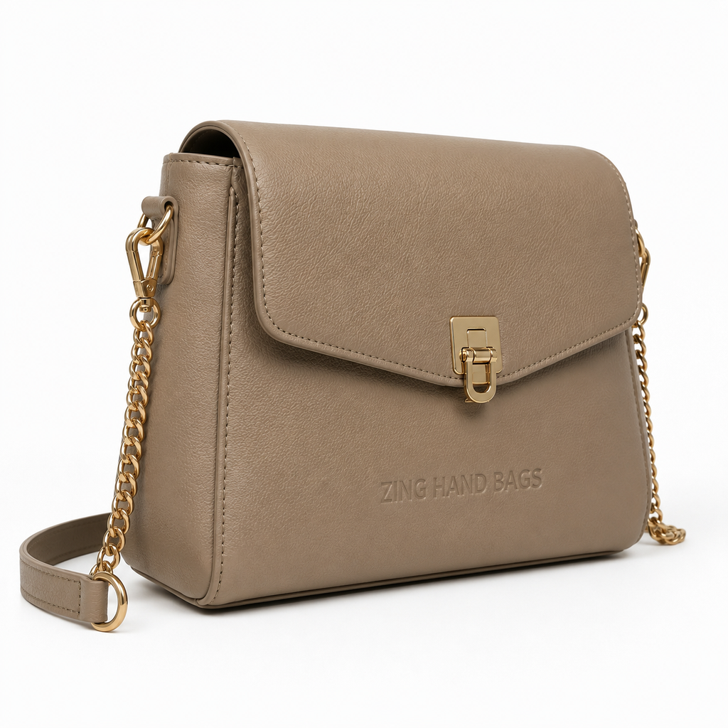 Zing Hand Bags Signature Chain Crossbody Bag